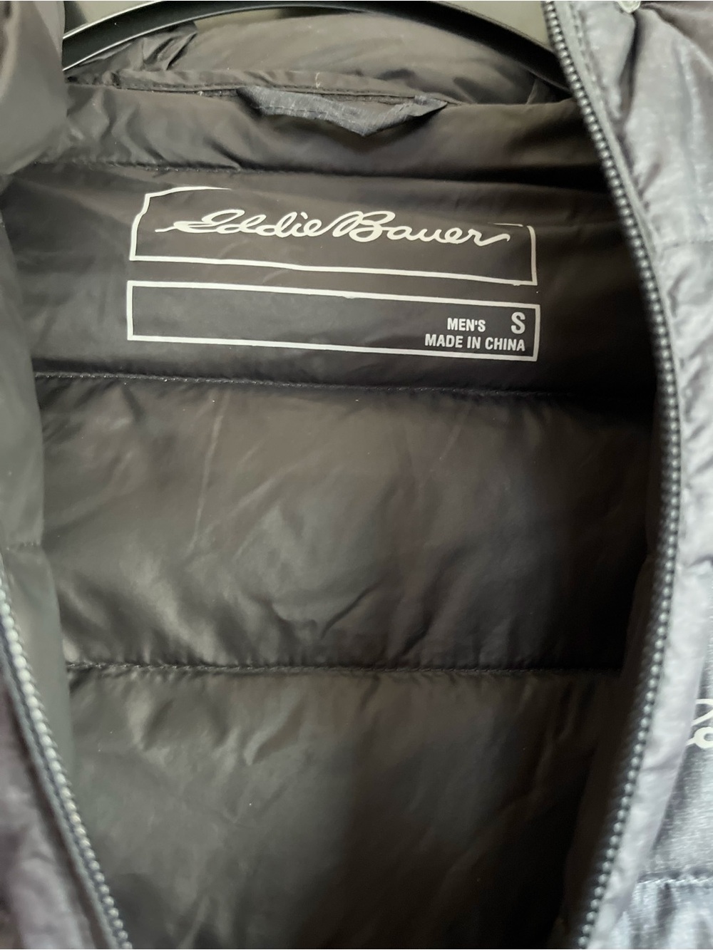 Eddie Bauer Men's CirrusLite 650 Down Hooded Jacket Size Small Grey EUC - Picture 9 of 13